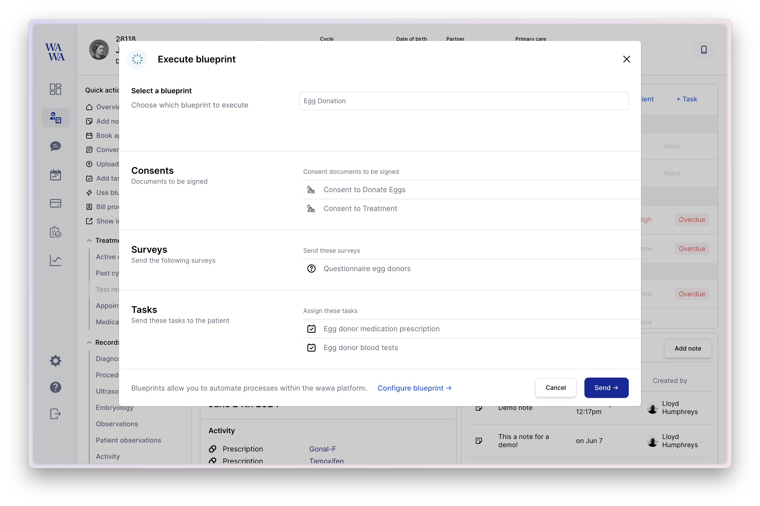 Blueprint previews